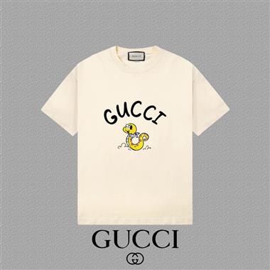 GUCCI   2025夏季新款短袖T恤  男女同款