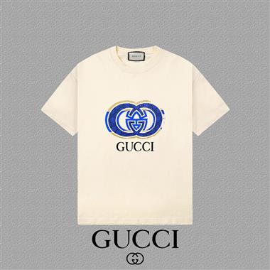 GUCCI   2025夏季新款短袖T恤  男女同款