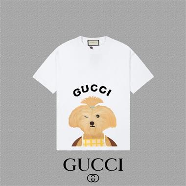 GUCCI   2025夏季新款短袖T恤  男女同款