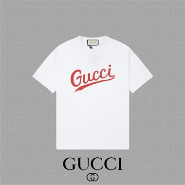GUCCI   2025夏季新款短袖T恤  男女同款