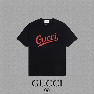 GUCCI   2025夏季新款短袖T恤  男女同款