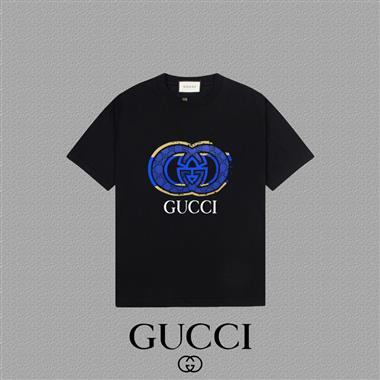 GUCCI   2025夏季新款短袖T恤  男女同款