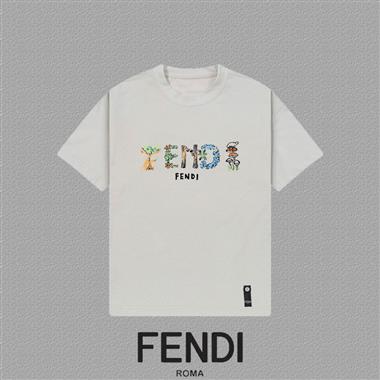 FENDI   2025夏季新款短袖T恤  男女同款