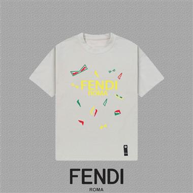 FENDI   2025夏季新款短袖T恤  男女同款