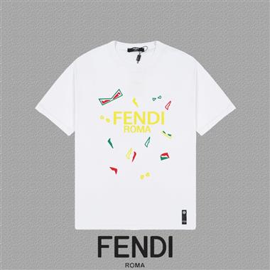 FENDI   2025夏季新款短袖T恤  男女同款