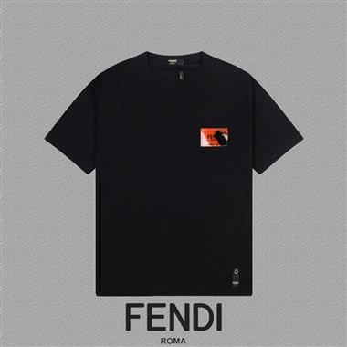 FENDI   2025夏季新款短袖T恤  男女同款