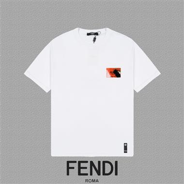 FENDI   2025夏季新款短袖T恤  男女同款