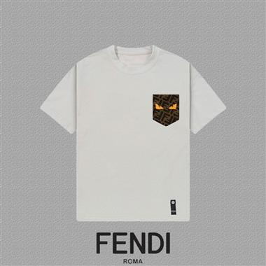 FENDI   2025夏季新款短袖T恤  男女同款