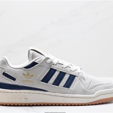 Adidas Forum LOW CL三葉草低邦 經典魔術貼復古板鞋
