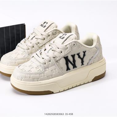 MLB Chunky Liner New York Yankees 厚底百搭休閑運動慢跑鞋