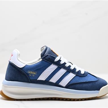 Adidas SL 72 RTN三葉草復古休閑跑步鞋