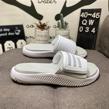Adidas ALPHABOUNCE SLIDE 2.0緩震運動休閑拖鞋