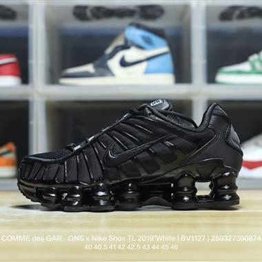 COMME des GAR?ONS x Nike Shox TL 2019"White"13柱復古前衛懸架氣柱慢跑鞋