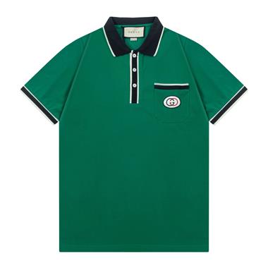 GUCCI   2025夏季新款短袖POLO衫