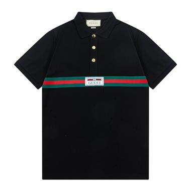 GUCCI   2025夏季新款短袖POLO衫