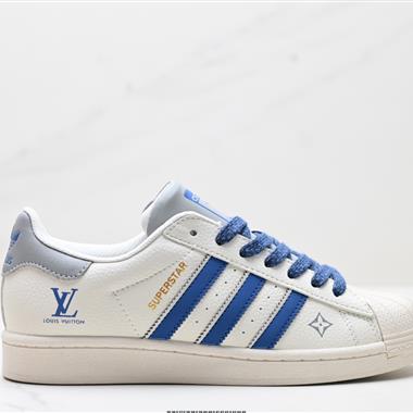 Adidas三葉草 Originals Superstar貝殼頭系列低幫經典百搭休閑運動板鞋