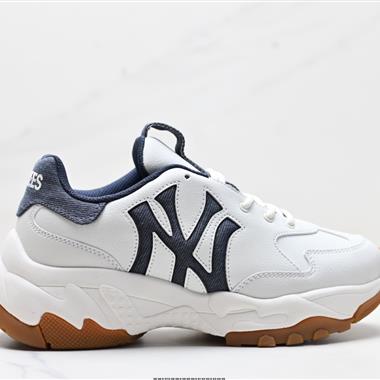 MLB  Bigball Chunky DENIM 系列 復古增高休閑老爹鞋  