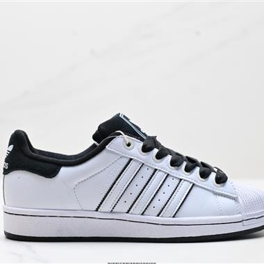 Adidas三葉草 Originals Superstar貝殼頭系列低幫經典百搭休閑運動板鞋