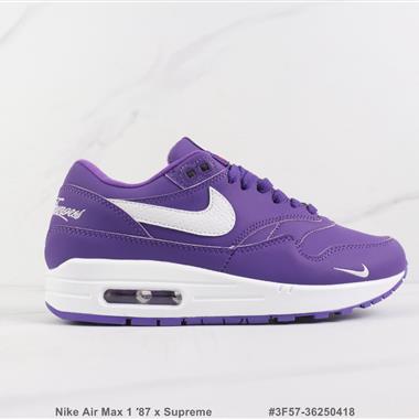 Nike Air Max 1 ′87 x Supreme 潮牌聯名款 氣墊緩震跑步鞋