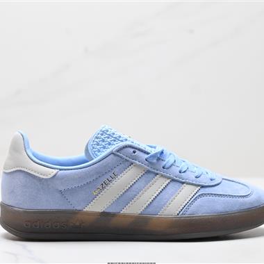 Adidas Originals Gazelle INdoor 三葉草休閑防滑耐磨低幫板鞋