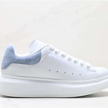Alexander McQueen Sole Leather Sneakers低幫時裝厚底休閑運動鞋