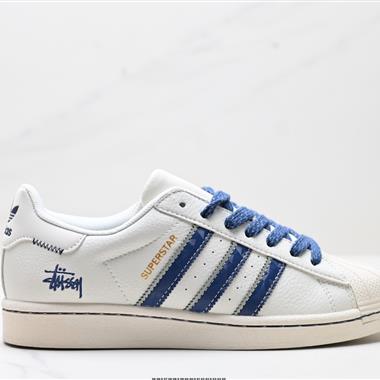 Adidas三葉草 Originals Superstar貝殼頭 系列低幫經典百搭休閑運動板鞋