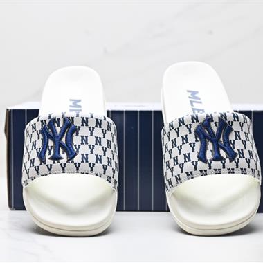 MLB Major League Basebal Slipper 休閑時尚 橡膠底 拖鞋