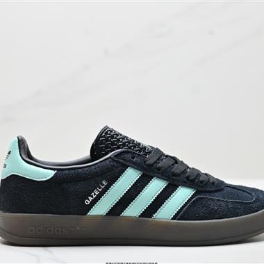 Adidas Originals Gazelle INdoor 三葉草休閑防滑耐磨低幫板鞋