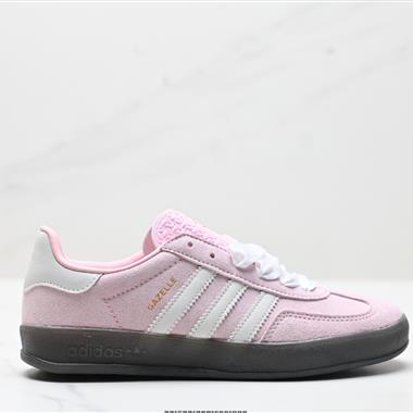 Adidas Originals Gazelle Indoor 三葉草休閑防滑耐磨低幫板鞋