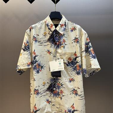 PRADA   2025夏季新款短袖襯衫