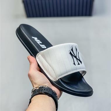 MLB Major League Basebal Slipper 休閑時尚 橡膠底 拖鞋