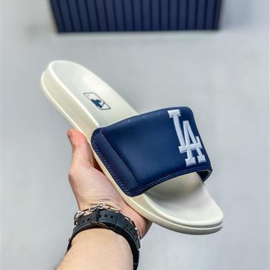MLB Major League Basebal Slipper 休閑時尚 橡膠底 拖鞋