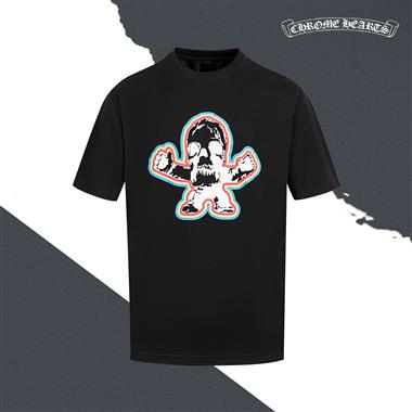 Chrome Hearts   2025夏季新款短袖T恤  尺寸偏大