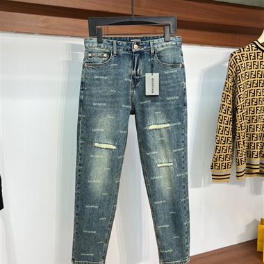 Balenciaga   2025夏季新款休閒牛仔褲