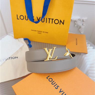 LOUIS VUITTON  2025新款時尚皮帶 3.0CM