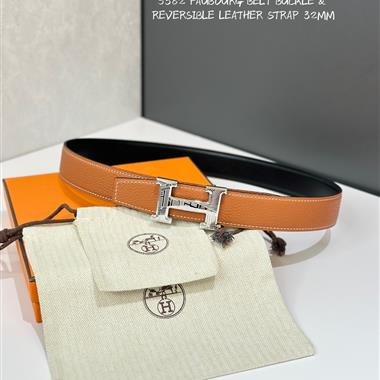 HERMES   2025新款時尚皮帶  3.2CM