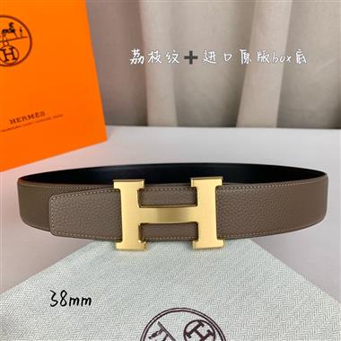 HERMES   2025新款時尚皮帶   3.8CM