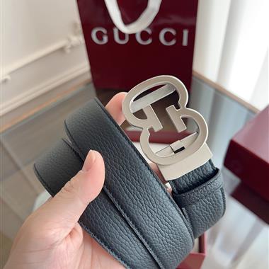 GUCCI   2025新款時尚皮帶  3.5CM