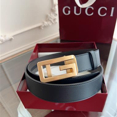 GUCCI   2025新款時尚皮帶  3.5CM