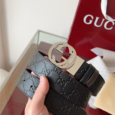GUCCI   2025新款時尚皮帶  3.8CM