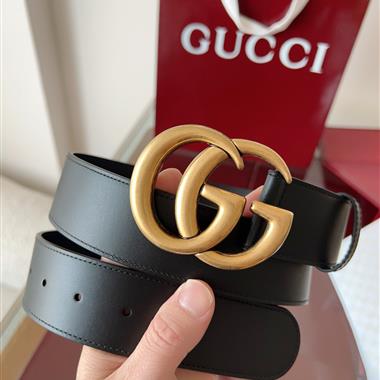 GUCCI   2025新款時尚皮帶  3.8CM