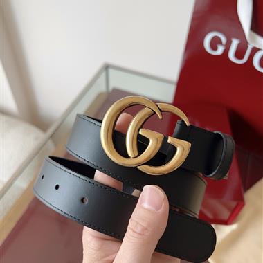GUCCI   2025新款時尚皮帶  3.0CM
