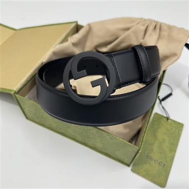 GUCCI   2025新款時尚皮帶  4.0CM