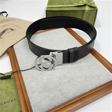 GUCCI   2025新款時尚皮帶  3.7CM