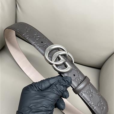 GUCCI   2025新款時尚皮帶  3.8CM