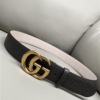 GUCCI   2025新款時尚皮帶  3.8CM