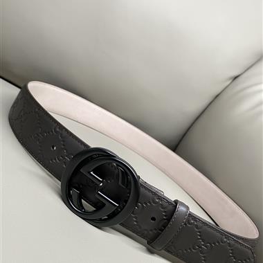 GUCCI   2025新款時尚皮帶  3.8CM