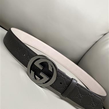 GUCCI   2025新款時尚皮帶  3.8CM