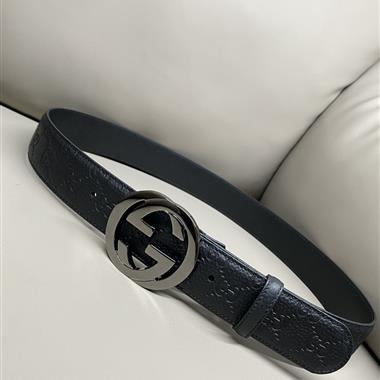 GUCCI   2025新款時尚皮帶  3.8CM