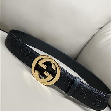 GUCCI   2025新款時尚皮帶  3.8CM